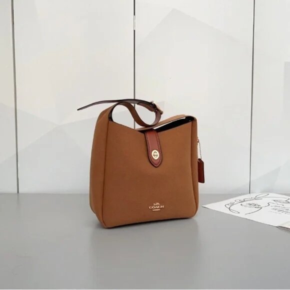Coach Handbags - NWT COACH Hadley Convertible Crossbody Bag In Suede